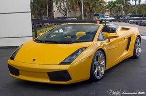 Lamborghini Gallardo Spyder Luxury Rent Miami
