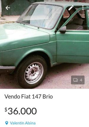 Vendo Fiat 147 Brio Mod.88