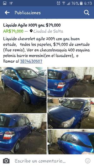 Liquido Chevrolet Agile  Gnc