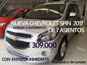 Nueva Chevrolet Spin 7 Asientos Ltz Manual O Automatica Dde