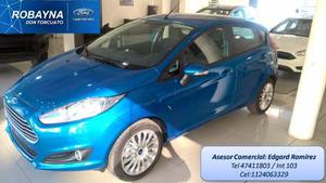 Ford Fiesta Motor 1.6l  Azul 5 Puestas Automatico