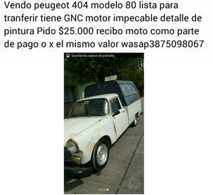 Peugeot 404 Naftera con Gnc