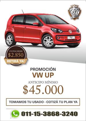 OFERTA VOLKSWAGEN UP  LO RETIRAS CON $