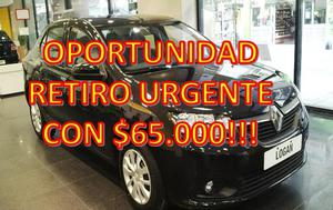 RENAULT LOGAN, RETIRO URGENTE CON $!!!!