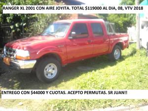 FORD RANGER  TD CON AIRE DOBLE CABINA $