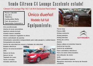 Citroen C4 Lounge 1.6 THP 163 AT6 Exclusive usado 