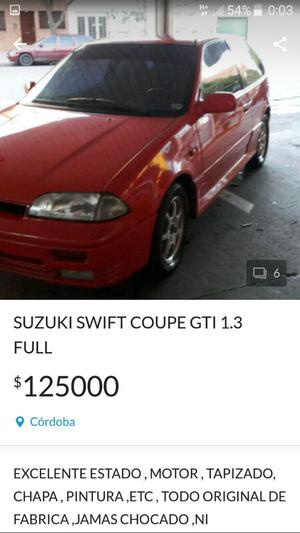 Suzuki Swift Coupe Gti 1.3 Full