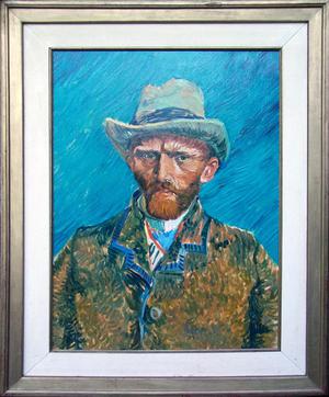 Vendo: Autorretrato de Vincent Van Gogh, Cuadro pintado al