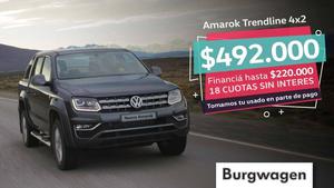 Volkswagen Amarok 2.0 Td 4x2 Dc Trendline, , Diesel