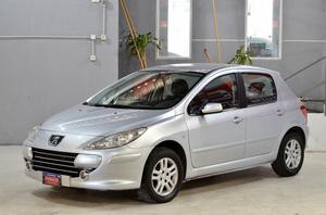 Peugeot 307 xs 1.6 nafta 110cv  ptas color gris plata