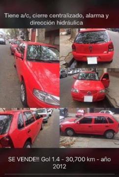 Volkswagen Gol 5P 1.4 Power usado  kms