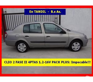 RENAULT CLIO 2 FASE II 4PTAS PACK PLUS - ....IMPECABLE!!