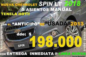 Chevrolet Spin 1.8 Lt 5as 105cv