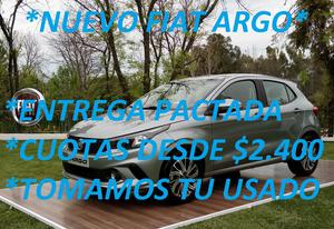 Fiat Argo Anticipo $ Y Cuotas$,no Gol, No Golfnp