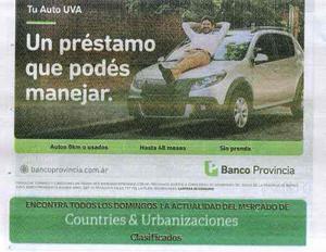 Autos Usados 0km Creditos Uva Banco Provincia Ciudad