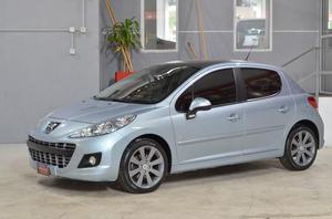 Peugeot 207 gti nafta 1.6 turbo ptas color celeste