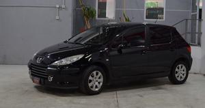 Peugeot 307 xs 1.6 nafta 110cv  puertas color negro
