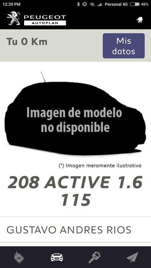 Vendo Autoplan Peugeot 208 Active