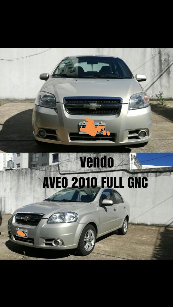 Vendo Chevrolet Aveo  C/gnc