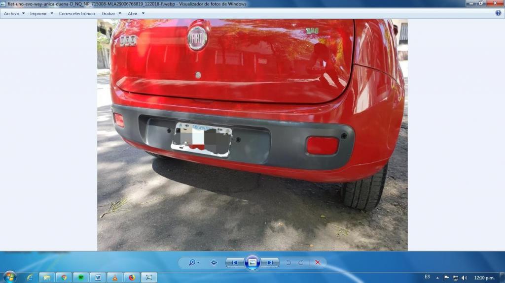 EN NECOCHEA DUEÑO VENDE FIAT UNO WAY 