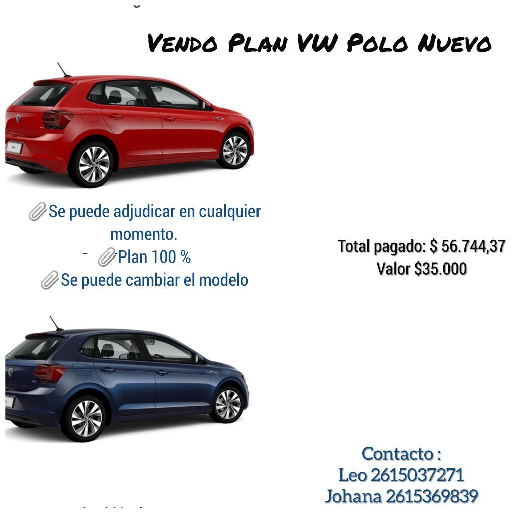 Vendo Plan Vw Nuevo Polo