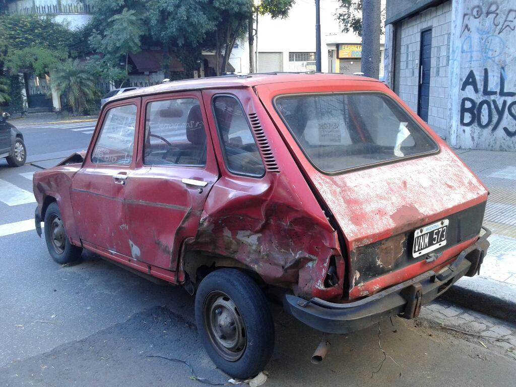 Renault 6 Gtl  Chocado Reparable