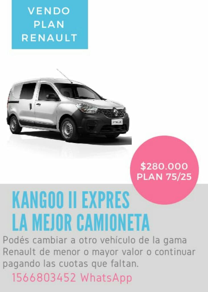 Renault Kangoo  Cuotas Pagas