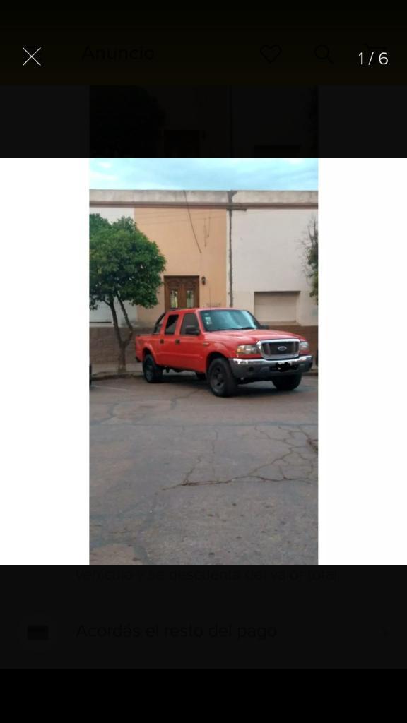 Vendo Ford Ranger Xlt Cd 4x4 Motor 3.0