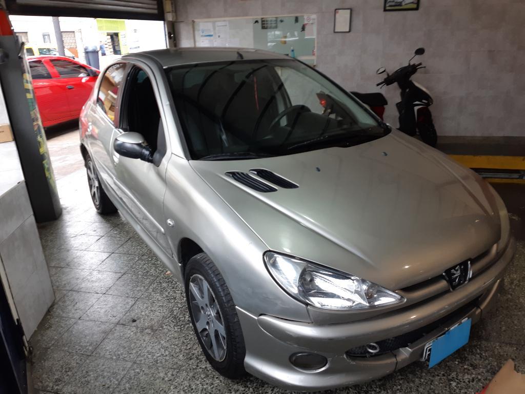 Peugeot 206 Premium 1.9 D 5 P Gris 