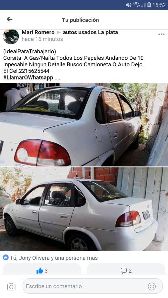 Se Permuta Corsa  Ideal para Trabaja