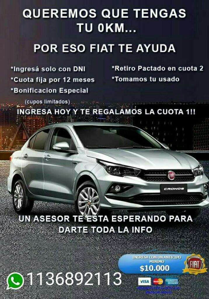 Fiat 0km por Tu Auto Usado