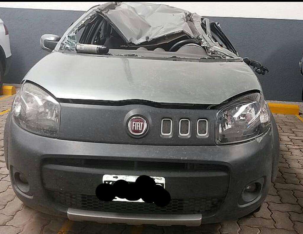 Fiat Uno Wey Chocado Dado de Baja