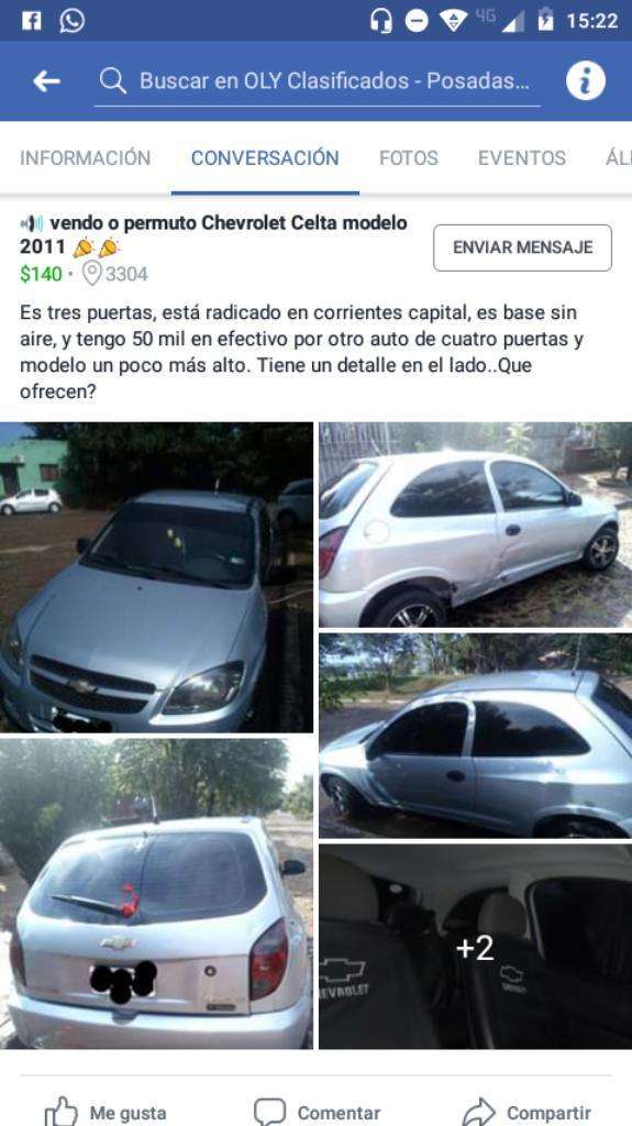 Vendo O Permuto Chevrolet Celta  Ls