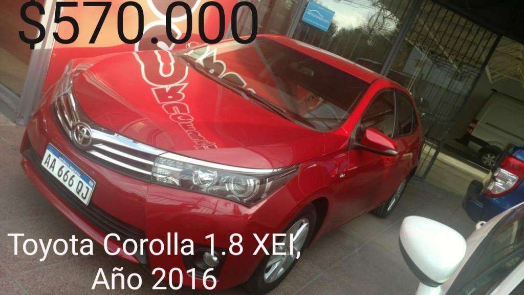 Toyota Corolla año  version 1.8 XEI CVT
