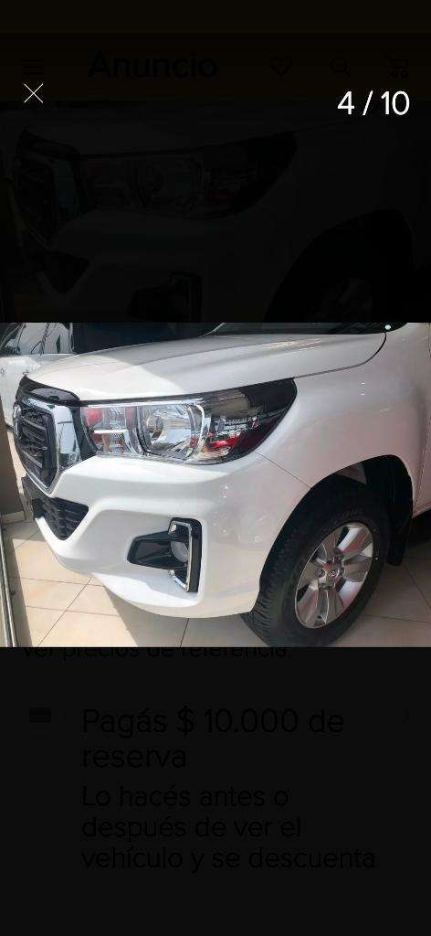 Toyota Hilux 4x2 Srv 