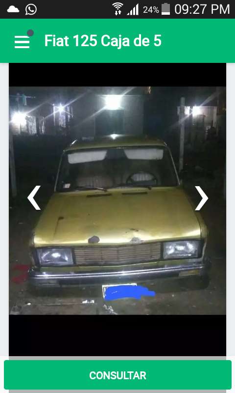 Vendo fiat 125