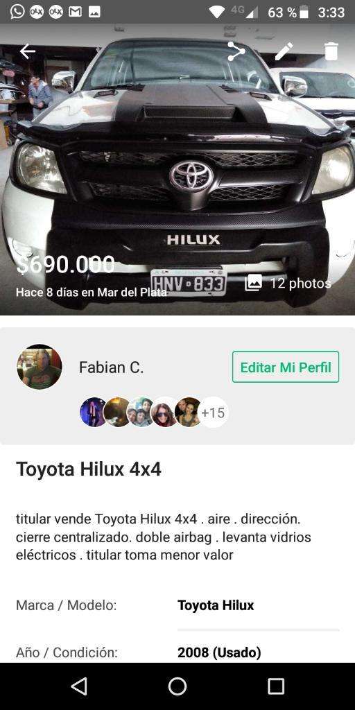 Toyota Hilux 4x4