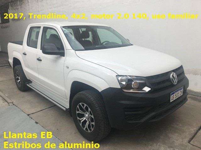 AMAROK  TRENDLINE, 4xHP,  Km NUEVA!!