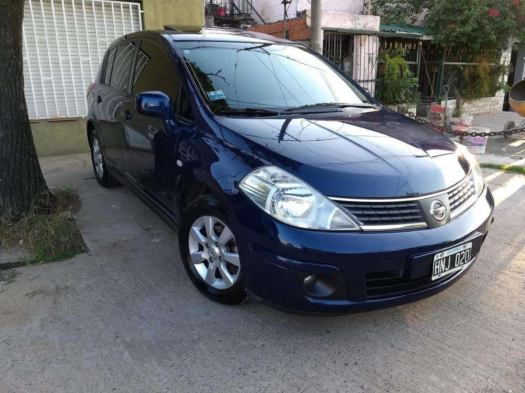 NISSAN TIIDA TEKNA TOPE DE GAMA  GNC 5TA