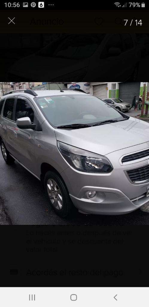 Chevrolet Spin 7 Plazas Impecable Permut