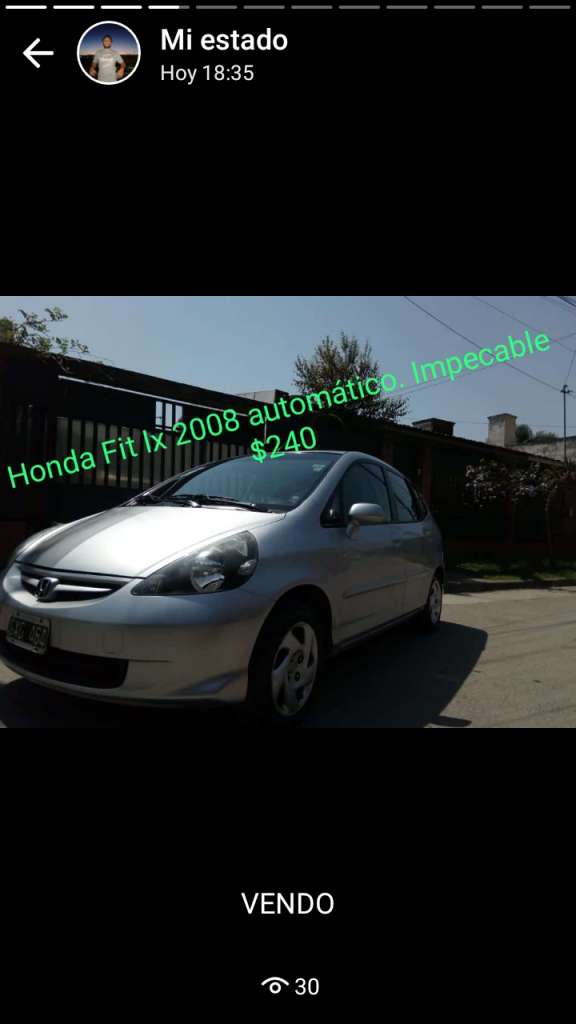 Vendo Honda Fit lx  Automatico