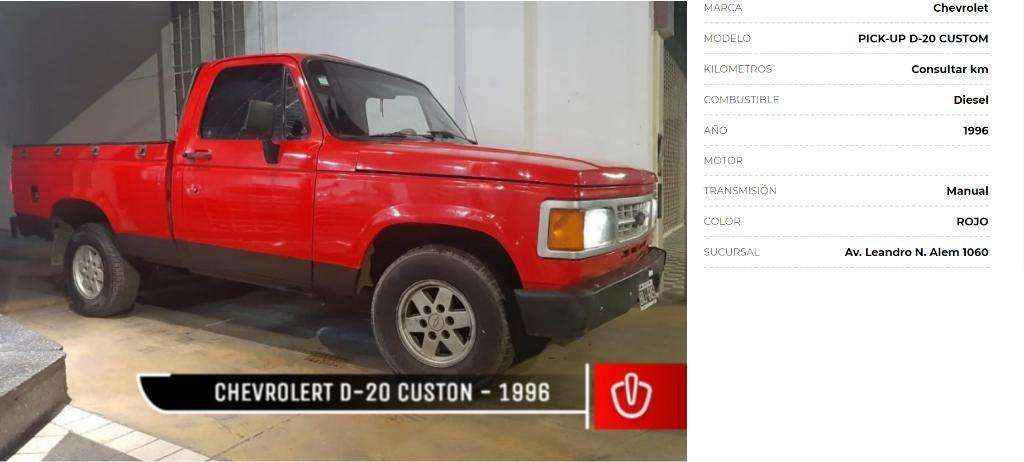 Pick-up D-20 Custom