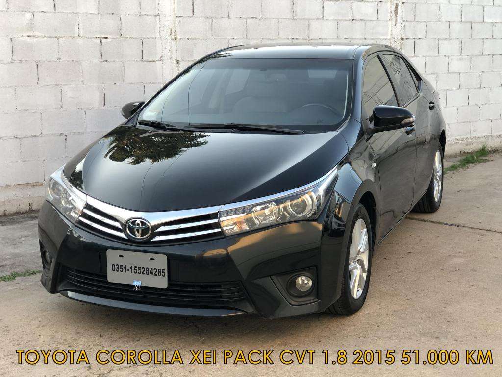 Toyota Corolla Xei Cvt Pack  *financio Recibo Menor*